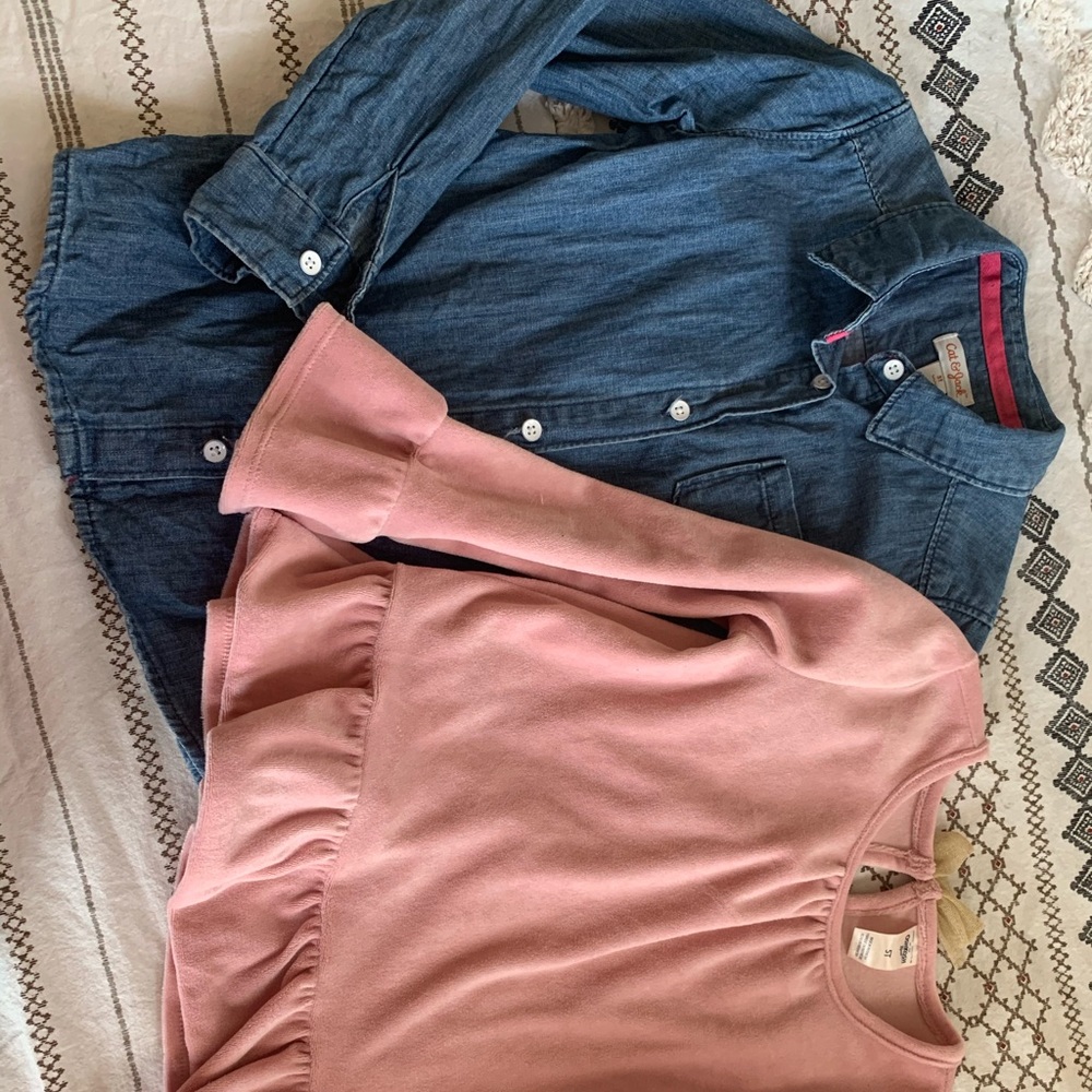 Two toddler shirts euc